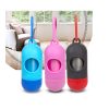 Dog waste bag holders arranged for everyday walks
