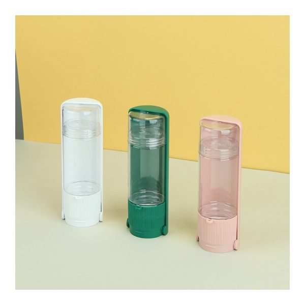 Portable Dog Water Bottle - Outdoor scene Portable dog water bottles arranged for outdoor walks