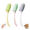 Silicone dog finger toothbrush set on a white background