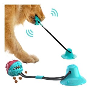 Suction Cup Dog Tug Toy - Main Suction cup dog tug toy on a white background